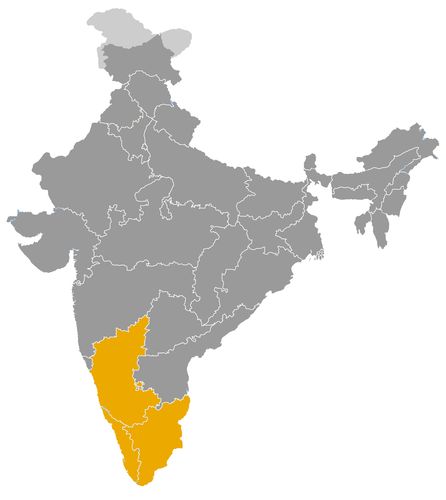 India • |-0300/1345| • Pandya dynasty: map